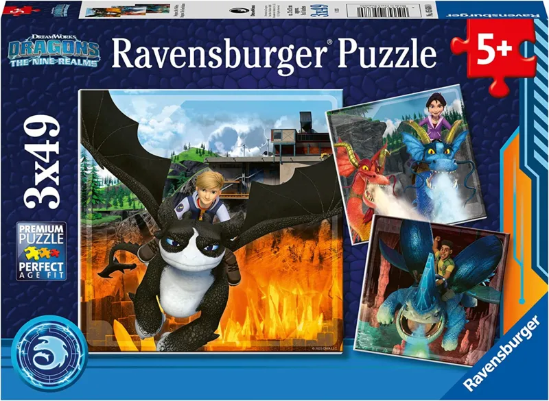 3 Puzzles - Dragons