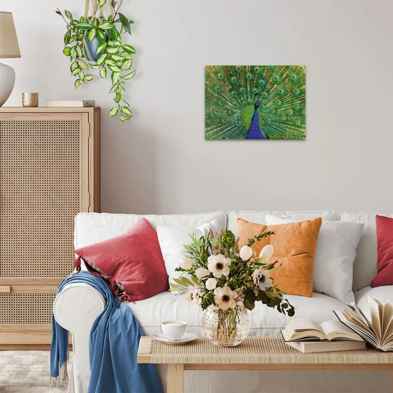 Paon - Puzzle Highlight - Animaux Colorés