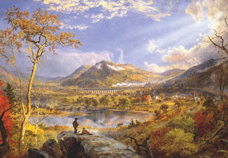 Francis Cropsey - Starrucca Viaduct Pennsylvania