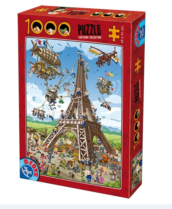 Cartoon Collection - Construction de la Tour Eiffel
