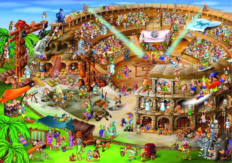 Cartoon Collection - Construction du Colisée