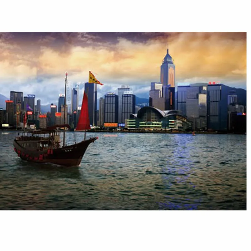 Paysages Nocturnes - Hong-Kong : Baie de Hong-Kong