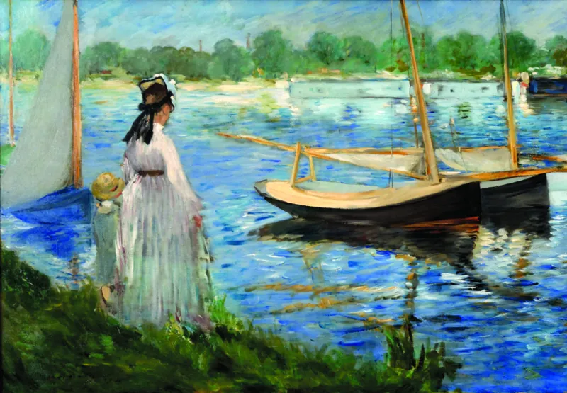Edouard Manet - Les Berges de la Seine à Argenteuil