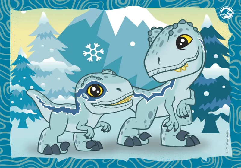 Puzzle 4 En 1 - Jurassic World