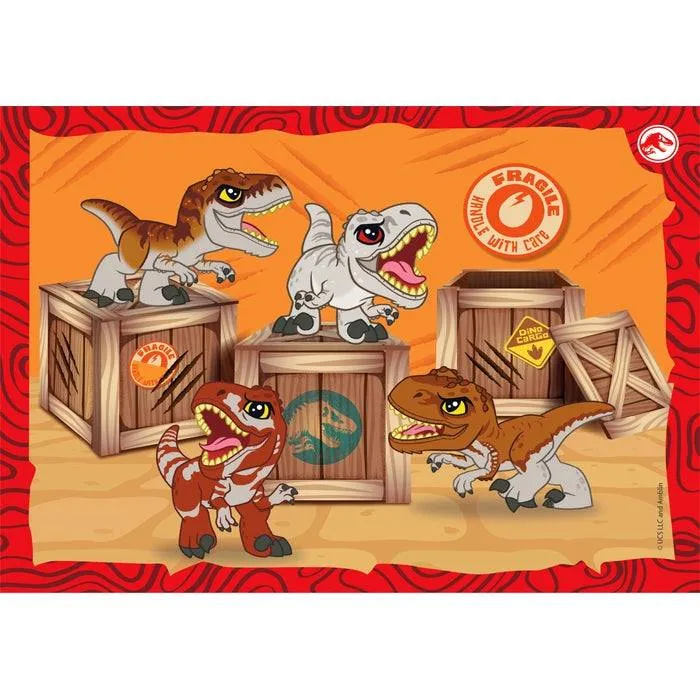 Puzzle 4 En 1 - Jurassic World