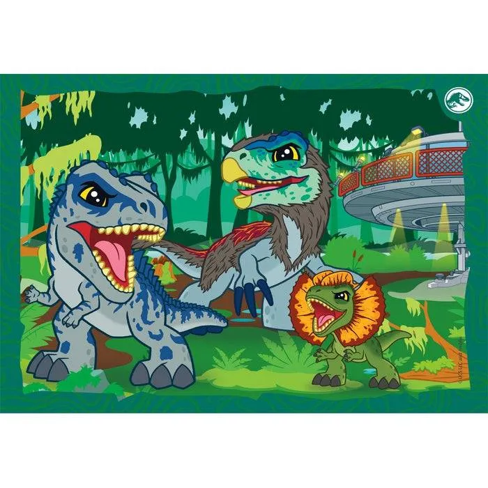 Puzzle 4 En 1 - Jurassic World