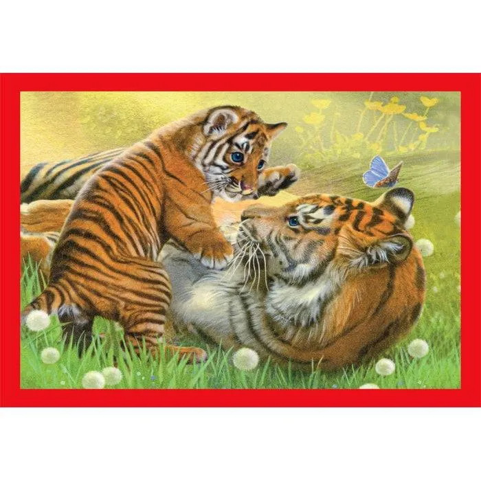 Puzzle 4 En 1 - Maman Bébé Animaux
