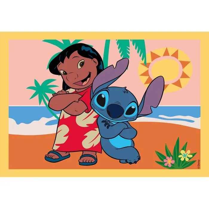 Puzzle 4 En 1 - Stitch et ses Amis
