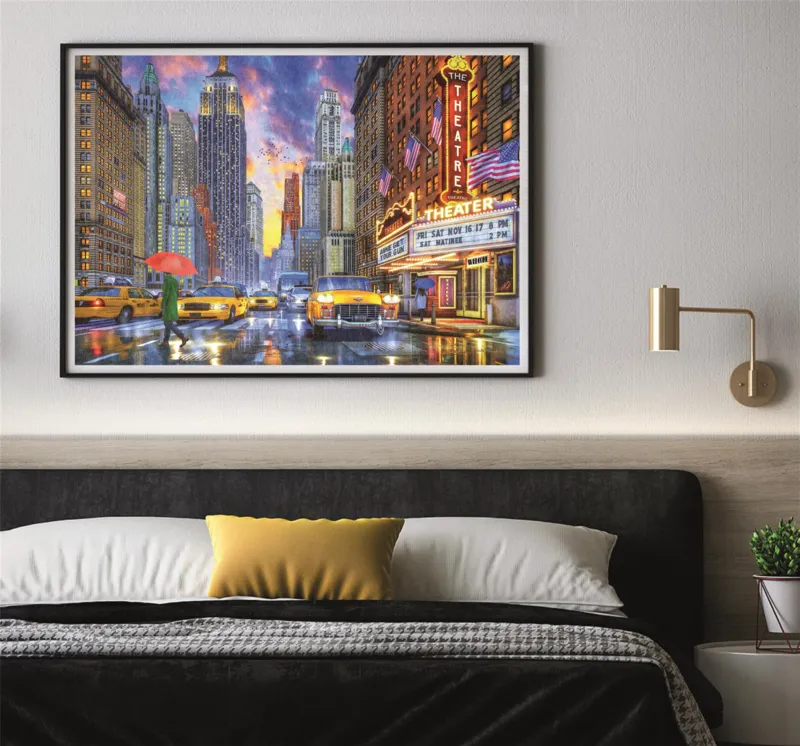 Manhattan Sous la Pluie