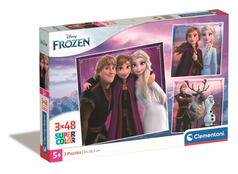 3 Puzzles - La Reine Des Neiges