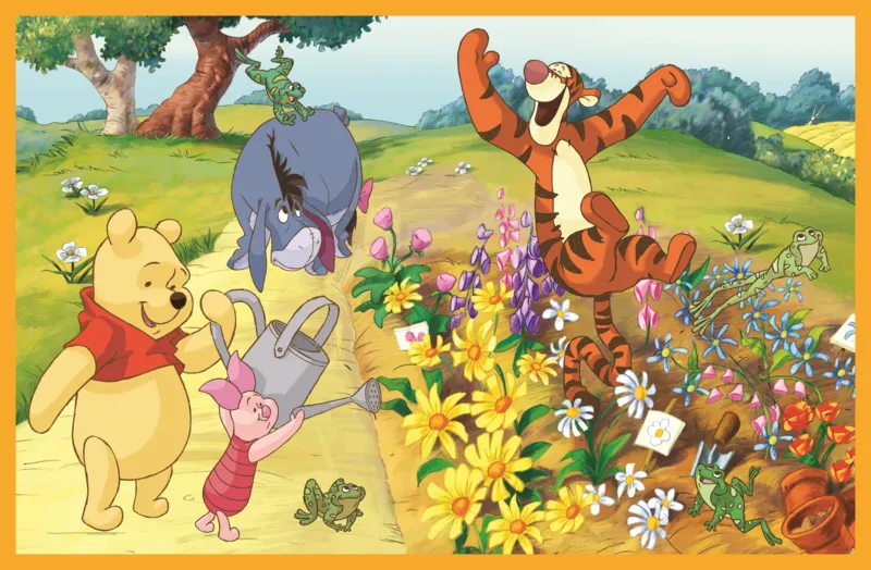 2 Puzzles - Journée Dans Le Jardin