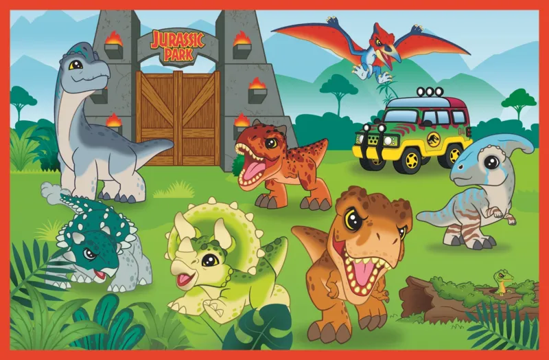 2 Puzzles - Petits Dinosaures