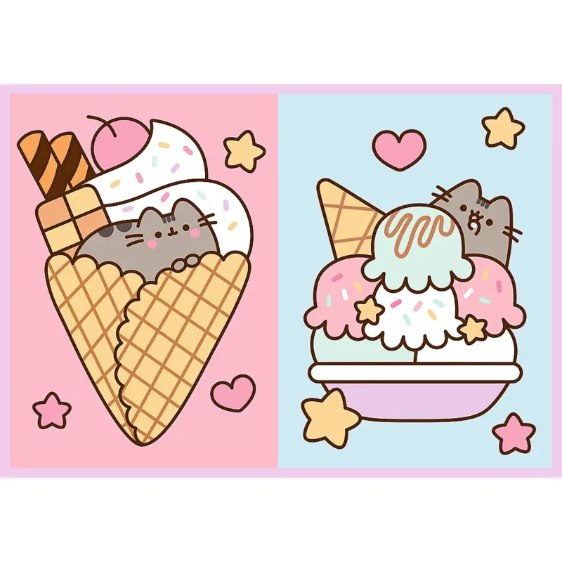 4 Puzzles - Meet Pusheen!
