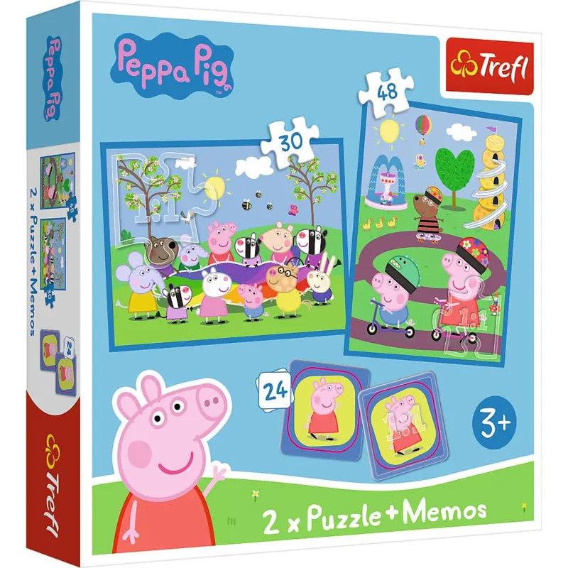 2 Puzzles - Moments Heureux Avec Peppa Pig