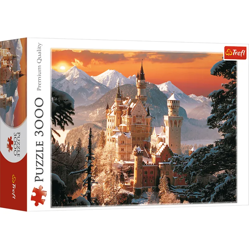 Allemagne : Neuschwanstein sous la neige
