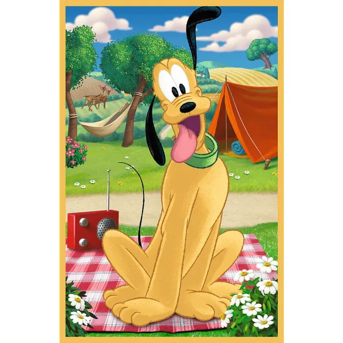 3 Puzzles - Mickey En Vacances - Disney Mickey Mouse