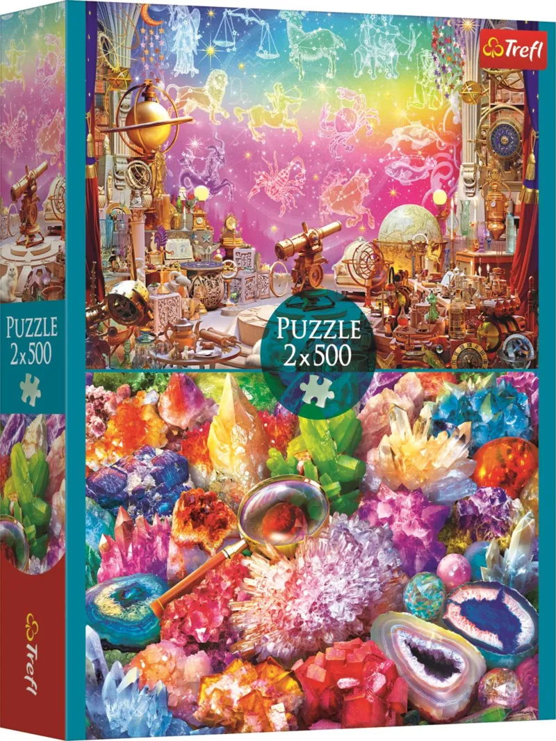 2 Puzzles - Cosmos Et Cristaux