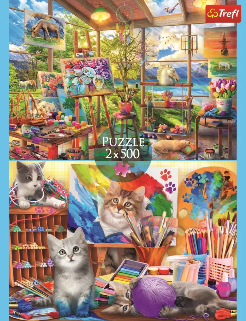 2 Puzzles - L'Art De Peindre