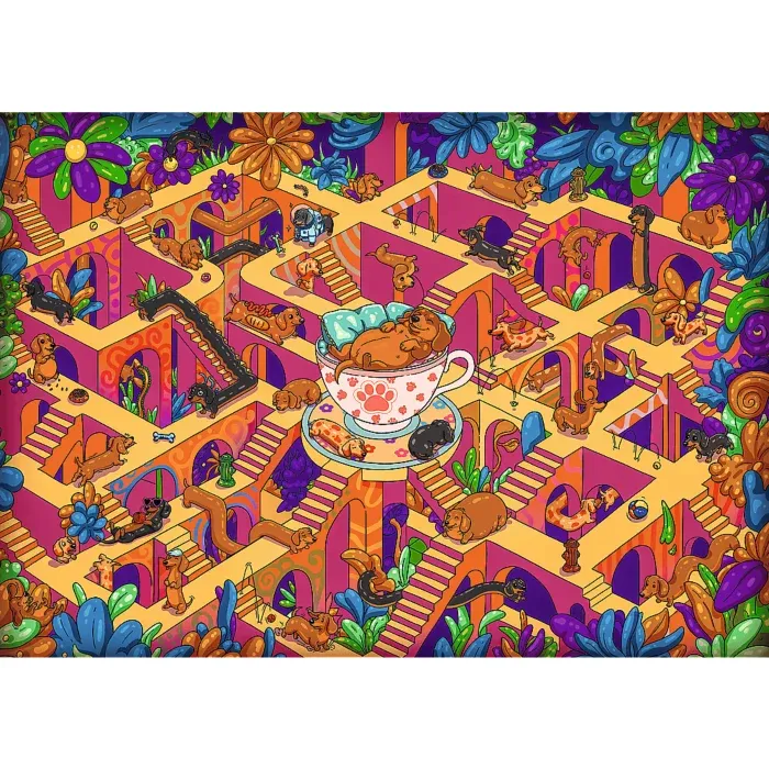 Le Labyrinthe Impossible - Teckels Heureux