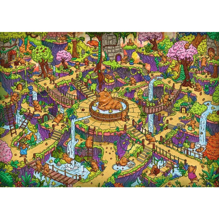 Le Labyrinthe Impossible - Capybaras Drôles