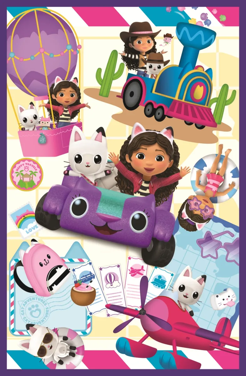 3 Puzzles - Les Journées Colorées De Gabby