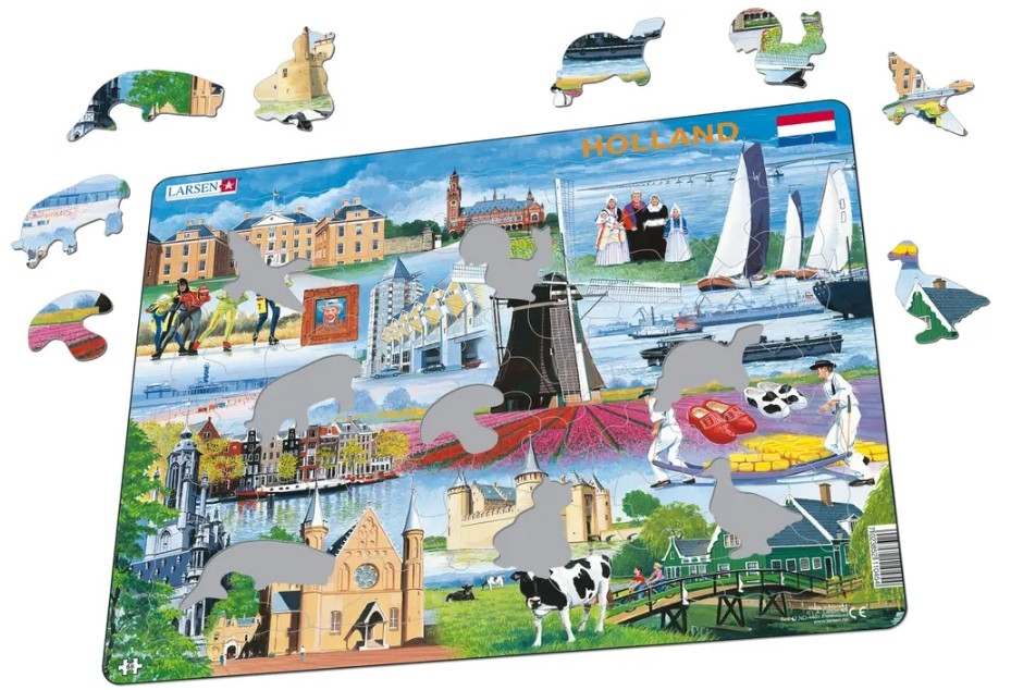 Puzzle cadre enfant en bois Château 192 pièces Puzzle cadre enfant en bois Château 192 pièces