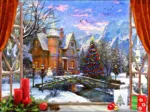 Christmas Mountain View