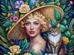 La Dame et le Chat
