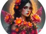 Puzzle Rond - Mysterious Beauty
