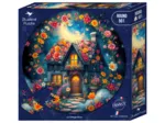 Puzzle Rond - Le Cottage Fleuri
