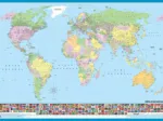 Carte du Monde (en Turc)