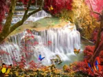 Deep Forest Waterfall
