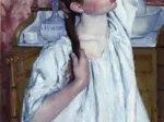 Mary Cassatt : Jeune Fille Coiffant ses Cheveux, 1886