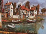 Maisons à Cerchio, Italie