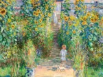 Claude Monet, Le jardin de Monet à Vétheuil, 1881