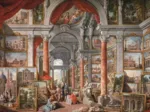 Galerie avec de Vues de la Rome Moderne, 1757