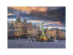 Tempête au-dessus d'Anvers - Puzzle Neon
