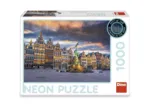 Tempête au-dessus d'Anvers - Puzzle Neon