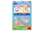 2 Puzzles - Peppa Pig: En Vacances