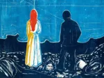 Edvard Munch - Two People: The Lonely Ones, 1899