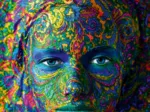 Face Art - Portrait of woman