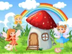 Les Fées et la Maison Champignon