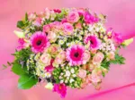 Pink Bouquet of Roses