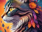 Floral Cat