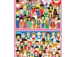 2 Puzzles - Filles d'Europe et Filles d'Asie