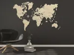 Puzzle en Bois - Carte du Monde XL