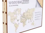 Puzzle en Bois - Carte du Monde XL