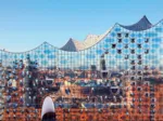 Hambourg dans le reflet de la Philharmonie de l'Elbe