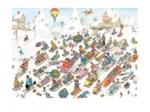 JAN VAN HAASTEREN - DESCENTE EFFRENÉE DE LA MONTAGNE  (1000 PIECES)