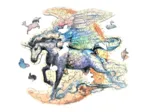 Puzzle en Bois - Les Ailes de Licorne